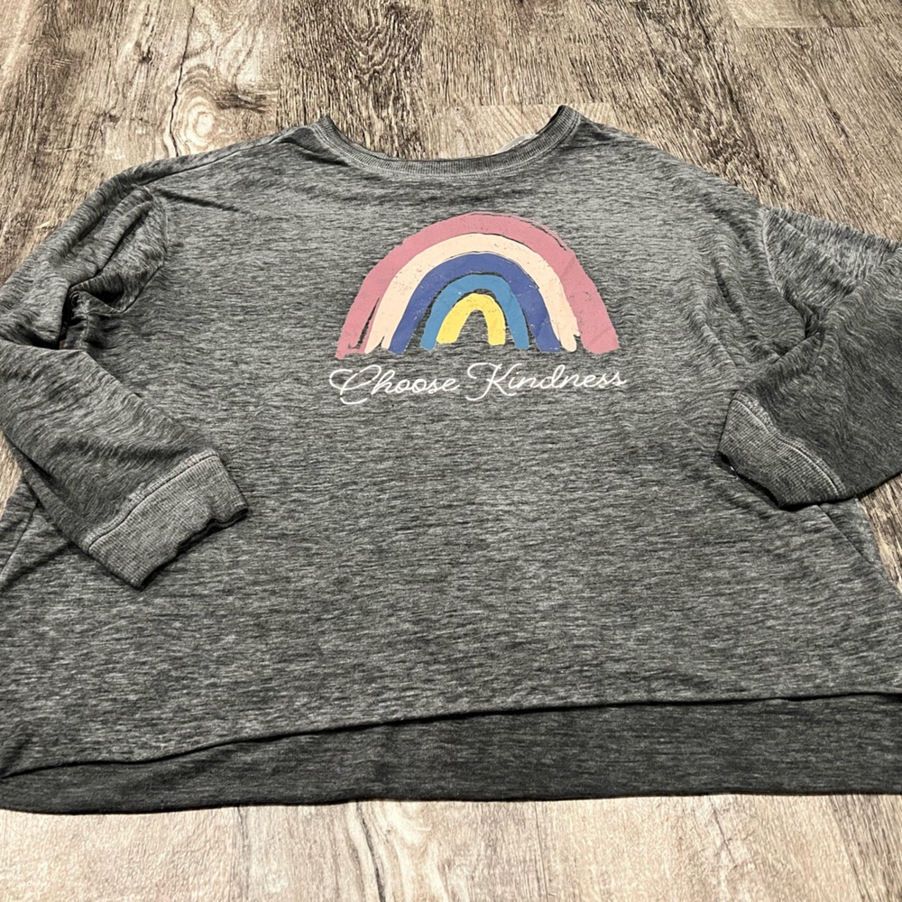 Chose kindness rainbow long sleeve shirt